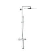 Grohe Rainshower systeem 400 thermostatische opbouw regendouche met aquadimmer en CoolTouch chroom 27174001