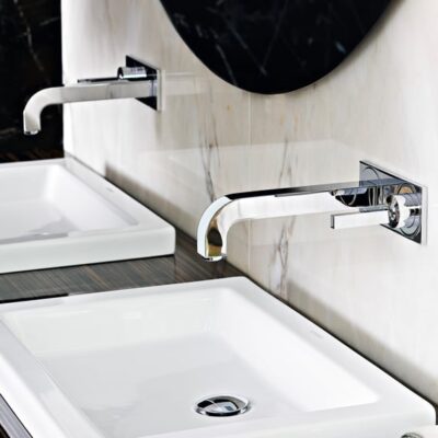 AXOR Citterio eengreeps inbouw wastafelmengkraan met EcoSmart met altijd open afvoer chroom 39115000 5