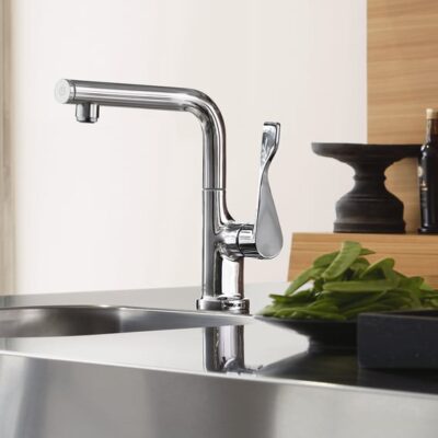 Axor Citterio eengreeps keukenmengkraan draaibaar chroom 39860000 5