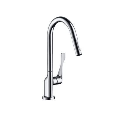 Axor Citterio eengreeps keukenmengkraan uittrekbaar rond draaibaar 2 standen chroom 39835000 6 Axor Citterio eengreeps keukenmengkraan uittrekbaar rond draaibaar 2 standen chroom 39835000 6
