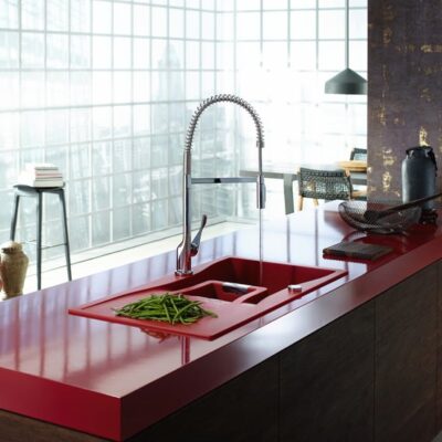 Axor Citterio Semi-Pro eengreeps keukenmengkraan – rond met veer draaibaar uittrekbaar 2 standen chroom 39840000 7