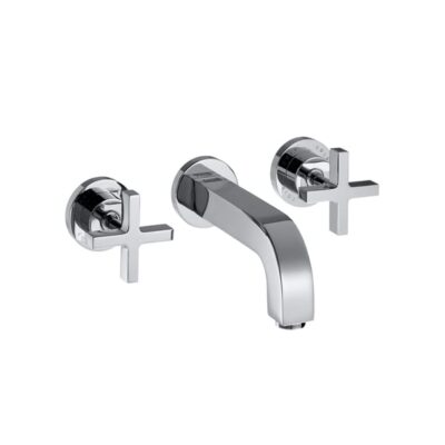 AXOR Citterio tweegreeps inbouw wastafelmengkraan met EcoSmart met altijd open afvoer chroom 39313000 4