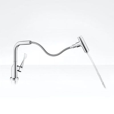 Axor Citterio uittrekbare keukenmengkraan draaibaar 2 standen chroom 39861000 6