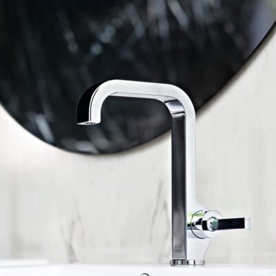 AXOR Citterio wastafelkraan 190 met EcoSmart met altijd open afvoer chroom 39037000 8 AXOR Citterio wastafelkraan 190 met EcoSmart met altijd open afvoer chroom 39037000 8