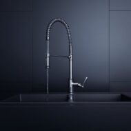Axor Montreux eengreeps keukenmengkraan 210 semi-pro eco uitloop met veer draaibaar uittrekbaar met 2 standen chroom 16585000 Axor Montreux eengreeps keukenmengkraan 210 semi-pro eco uitloop met veer draaibaar uittrekbaar met 2 standen chroom 16585000