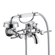 Axor Montreux wandmontage badmengkraan retro stijl met handdouche chroom 170mm 16551000 Axor Montreux wandmontage badmengkraan retro stijl met handdouche chroom 170mm 16551000