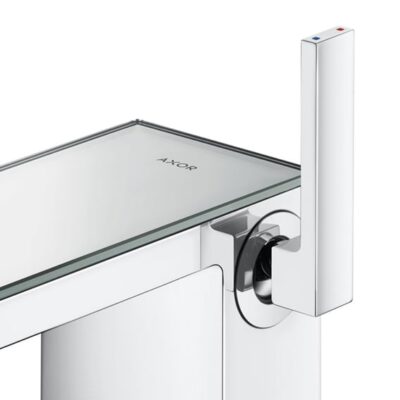AXOR MyEdition wastafelkraan met afsluitbare afvoerplug push open gespiegeld chroom 47040000 6 AXOR MyEdition wastafelkraan met afsluitbare afvoerplug push open gespiegeld chroom 47040000 6