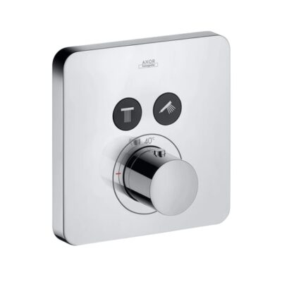 AXOR ShowerSelect Soft Cube thermostaat voor bad & douche 2 verbruikers chroom 36707000 5