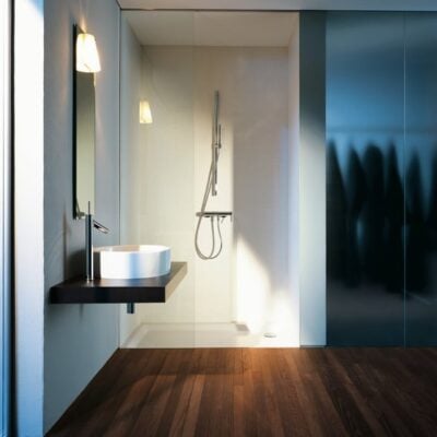 AXOR Starck glijstangset met garnituur 2 straalsoorten 985 mm chroom 27980000 5