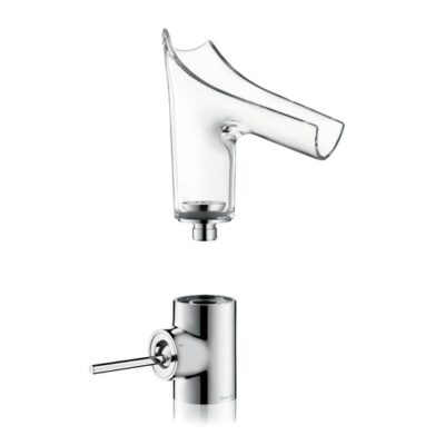 AXOR Starck V wastafelkraan 140 met EcoSmart met altijd open afvoer helder chroom 12112000 20 AXOR Starck V wastafelkraan 140 met EcoSmart met altijd open afvoer helder chroom 12112000 20