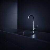 Axor Starck X rond draaibare keukenmengkraan chroom 10822000 Axor Starck X rond draaibare keukenmengkraan chroom 10822000