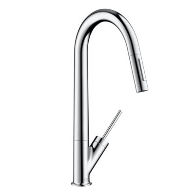 Axor Starck X uittrekbare keukenmengkraan draaibaar 2 standen chroom 10821000 5