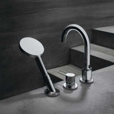 AXOR Uno eenhendel inbouw badrandkraan chroom 38436000 4