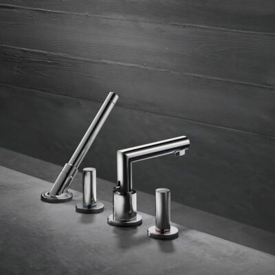 AXOR Uno tweegreeps inbouw badrand mengkraan chroom 45444000 4