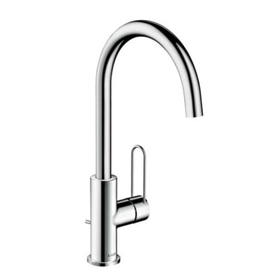AXOR Uno wastafelkraan 240 met EcoSmart met trekstang-afvoergarnituur chroom 38036000 8 AXOR Uno wastafelkraan 240 met EcoSmart met trekstang-afvoergarnituur chroom 38036000 8