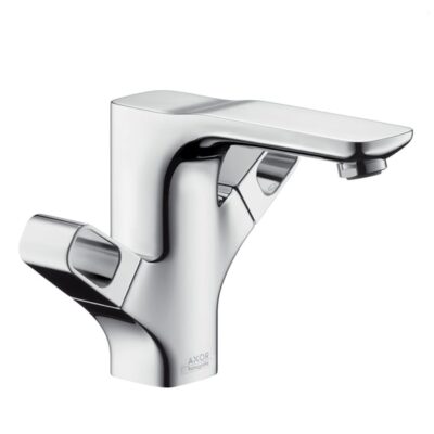 AXOR Urquiola wastafelkraan 120 met EcoSmart met trekstang-afvoergarnituur chroom 11024000 10 AXOR Urquiola wastafelkraan 120 met EcoSmart met trekstang-afvoergarnituur chroom 11024000 10