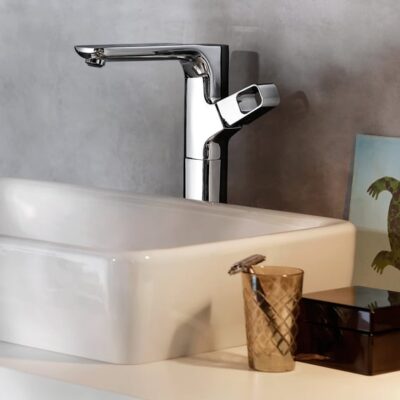 AXOR Urquiola wastafelkraan 280 met EcoSmart met altijd open afvoer chroom 11035000 9 AXOR Urquiola wastafelkraan 280 met EcoSmart met altijd open afvoer chroom 11035000 9