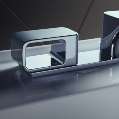 AXOR Urquiola wastafelkraan 50 met EcoSmart met trekstang-afvoergarnituur chroom 11040000 5