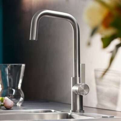 Blanco Jandora RVS geborsteld keukenmengkraan met 360° draaibare uitloop en staafgreep 526615 4