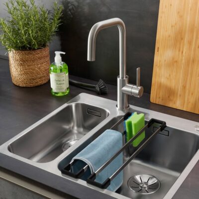Blanco Jandora RVS geborsteld keukenmengkraan met 360° draaibare uitloop en staafgreep 526615 5