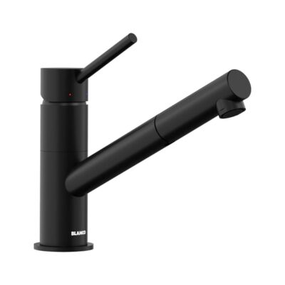 Blanco KANO-S mat-zwarte keukenmengkraan met diagonale uitloop en uittrekbare sproeislang 526668 4