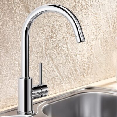 Blanco MIDA keukenmengkraan draaibare uitloop keramische schijven flexibele slangen chroom 517742 4