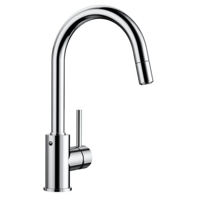 Blanco MIDA-S keukenmengkraan met ronde uitloop 360° draaibaar nylon sproeislang chroom 521454 5