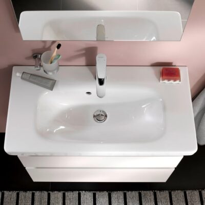 Duravit B.1 wastafelkraan M met trekstang-afvoergarnituur chroom B11020001010 16 Duravit B.1 wastafelkraan M met trekstang-afvoergarnituur chroom B11020001010 16
