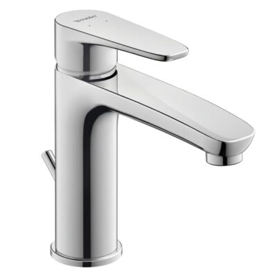 Duravit B.1 wastafelkraan M met trekstang-afvoergarnituur chroom B11020001010 17 Duravit B.1 wastafelkraan M met trekstang-afvoergarnituur chroom B11020001010 17