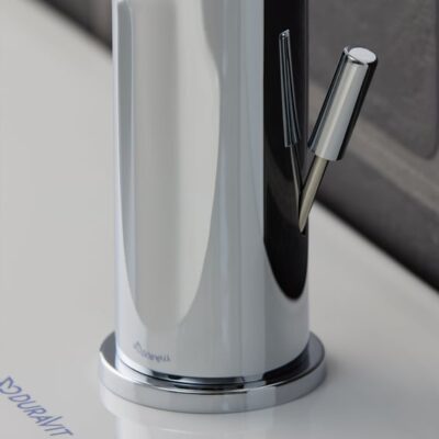 Duravit B.1 wastafelkraan M met trekstang-afvoergarnituur chroom B11020001010 22 Duravit B.1 wastafelkraan M met trekstang-afvoergarnituur chroom B11020001010 22