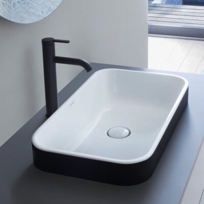 Duravit C.1 wastafelkraan L met verhoogd kraanlichaam mat-zwart C11030002046 6