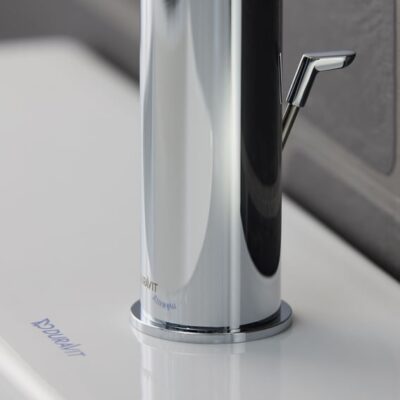 Duravit C.1 wastafelkraan M met trekstang-afvoergarnituur chroom C11020001010 27 Duravit C.1 wastafelkraan M met trekstang-afvoergarnituur chroom C11020001010 27
