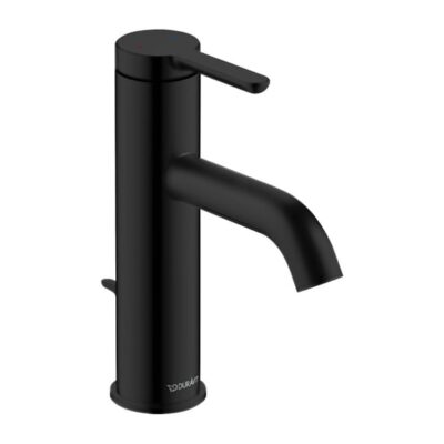 Duravit C.1 wastafelkraan M met trekstang-afvoergarnituur mat-zwart C11020001046 9