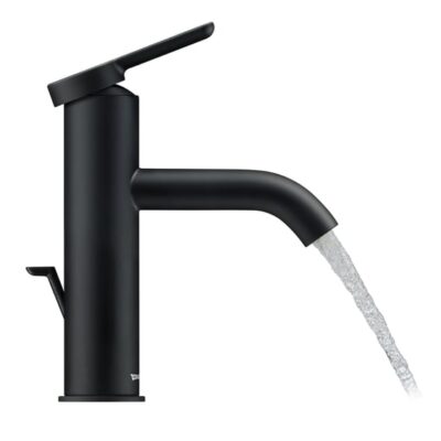 Duravit C.1 wastafelkraan M met trekstang-afvoergarnituur mat-zwart C11020001046 10