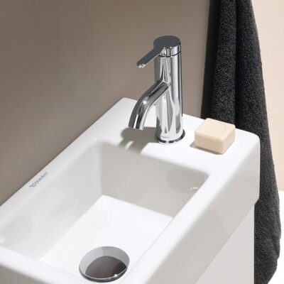 Duravit C.1 wastafelkraan S chroom C11010002010 21 Duravit C.1 wastafelkraan S chroom C11010002010 21