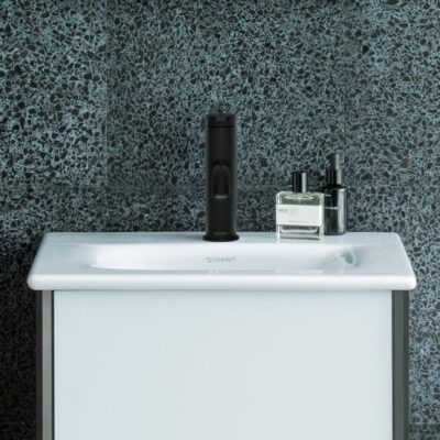 Duravit C.1 wastafelkraan S met trekstang-afvoergarnituur mat-zwart C11010001046 5