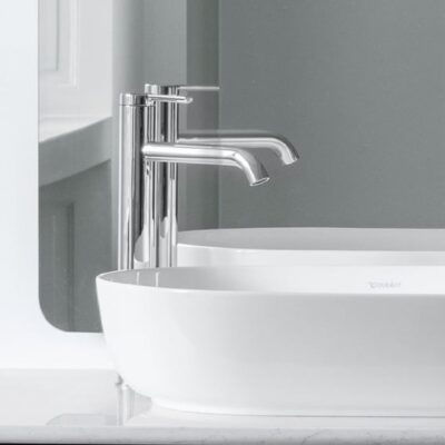 Duravit C.1 wastafelkraan XL met verhoogde kraanlichaam chroom C11040002010 18 Duravit C.1 wastafelkraan XL met verhoogde kraanlichaam chroom C11040002010 18