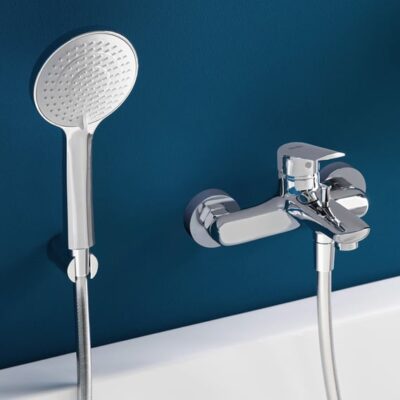Duravit No.1 eengreeps opbouw badmengkraan 2 verbruikers chroom N15230000010 4