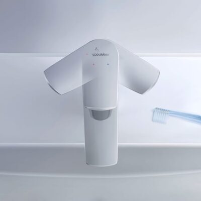 Duravit No.1 wastafelkraan S met trekstang afvoergarnituur chroom N11010001010 6 Duravit No.1 wastafelkraan S met trekstang afvoergarnituur chroom N11010001010 6