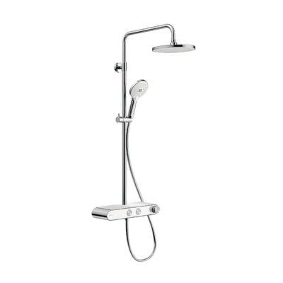 Duravit Shower Systems thermostatische opbouw regendoucheset Ø230 mm chroom TH4382008005 12