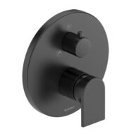 Duravit Tulum eengreeps badmengkraan afbouw mat-zwart met keramische cartridge en omsteller