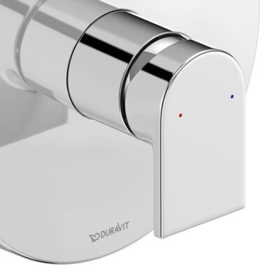 Duravit Tulum eengreeps inbouw douchemengkraan 1 verbruiker chroom TU4210010010 5