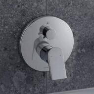 Duravit Tulum inbouw badmengkraan met omsteller en keramische cartridge chroom