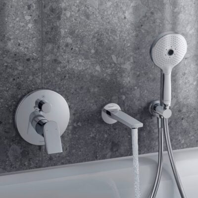 Duravit Tulum inbouw badmengkraan met omsteller en keramische cartridge chroom 4