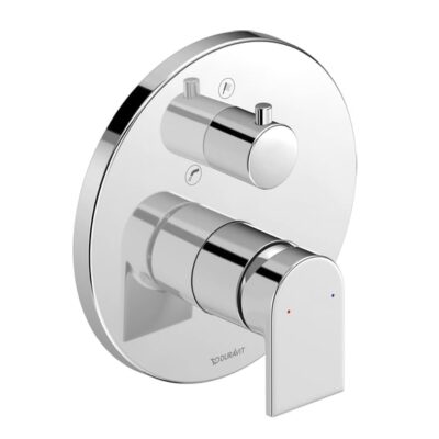 Duravit Tulum inbouw badmengkraan met omsteller en keramische cartridge chroom 5