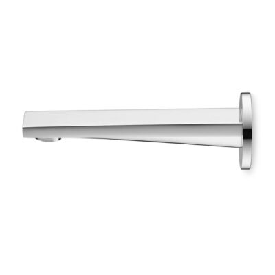 Duravit Tulum wandbaduitloop 17cm chroom met ronde rozet en G1/2 aansluiting 6