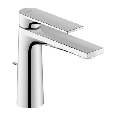 Duravit Tulum wastafelkraan M met trekstang-afvoergarnituur chroom TU1020001010 11 Duravit Tulum wastafelkraan M met trekstang-afvoergarnituur chroom TU1020001010 11