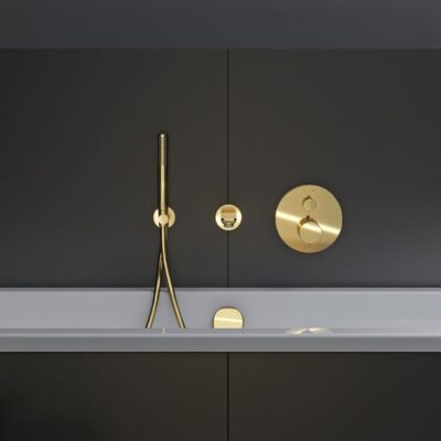 Duravit Universele Handdouche 1 straalsoort goud UV0642001034 4