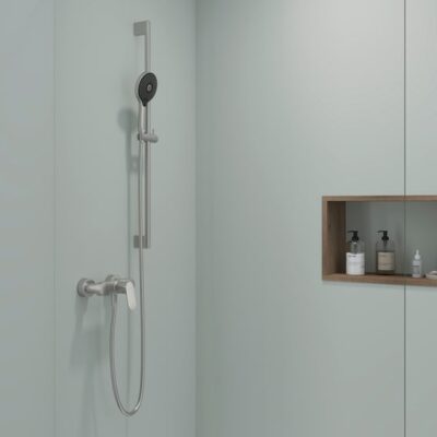 Duravit Universele Handdouche 3 straalsoorten rvs geborsteld UV0652017070 5