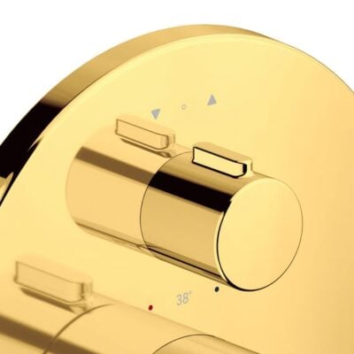 Duravit Universele thermostaat voor bad & douche 2 verbruikers goud TH4200014034 6